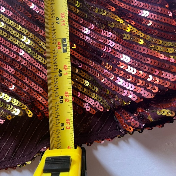 NWT Rixo London Sylvie Sequin-embellished Midi slip dress colorful sz M mobwife - Picture 13 of 15